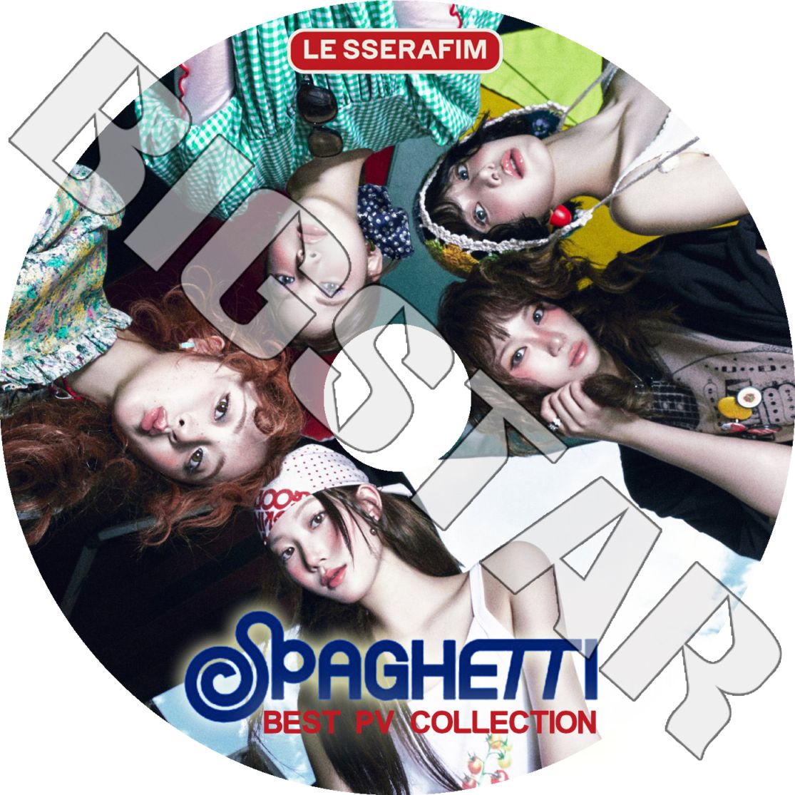 K-POP DVD LE SSERAFIM 2025 BEST PV COLLECTION - SPAGHETTI HOT