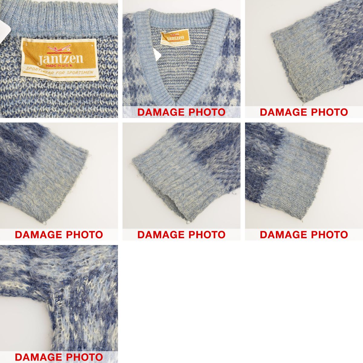 ブランド古着】JANTZEN / ジャンセン 70s 金タグ USA製 チェック 長袖