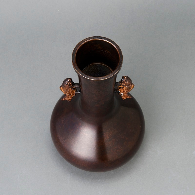 花入 鯉耳 下蕪 | 花器・花瓶,銅器 | フラワーショップ花楽