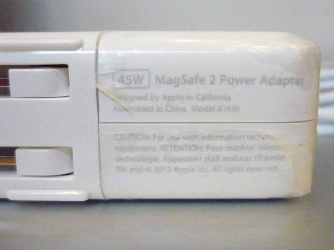 MagSafe2 45W ACアダプタ (中古) | Mac保守部品（パーツ） | | 家電の