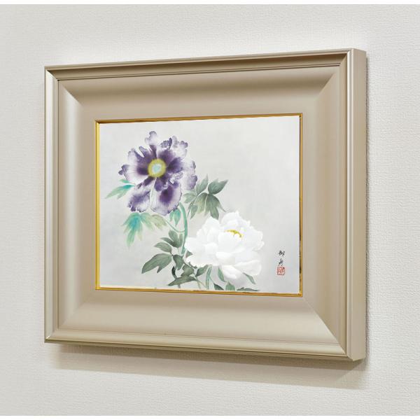 絵画 速水御舟（はやみぎょしゅう）・ 牡丹双華（ぼたんそうげ） 日本