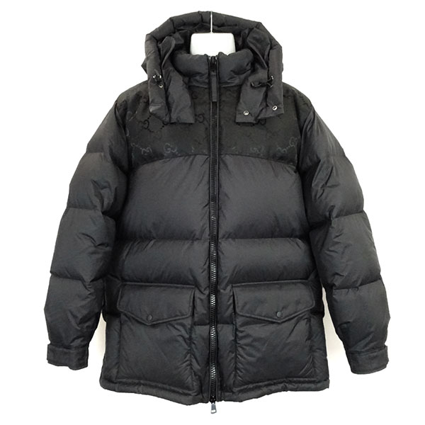 グッチ ダウンジャケット メンズ GUCCI 762558 Z8BNG 1000 ブラック