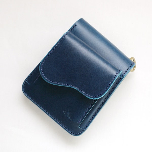 革蛸謹製 台形ショートワレット サードタイプ 月夜 | 革蛸謹製ショート