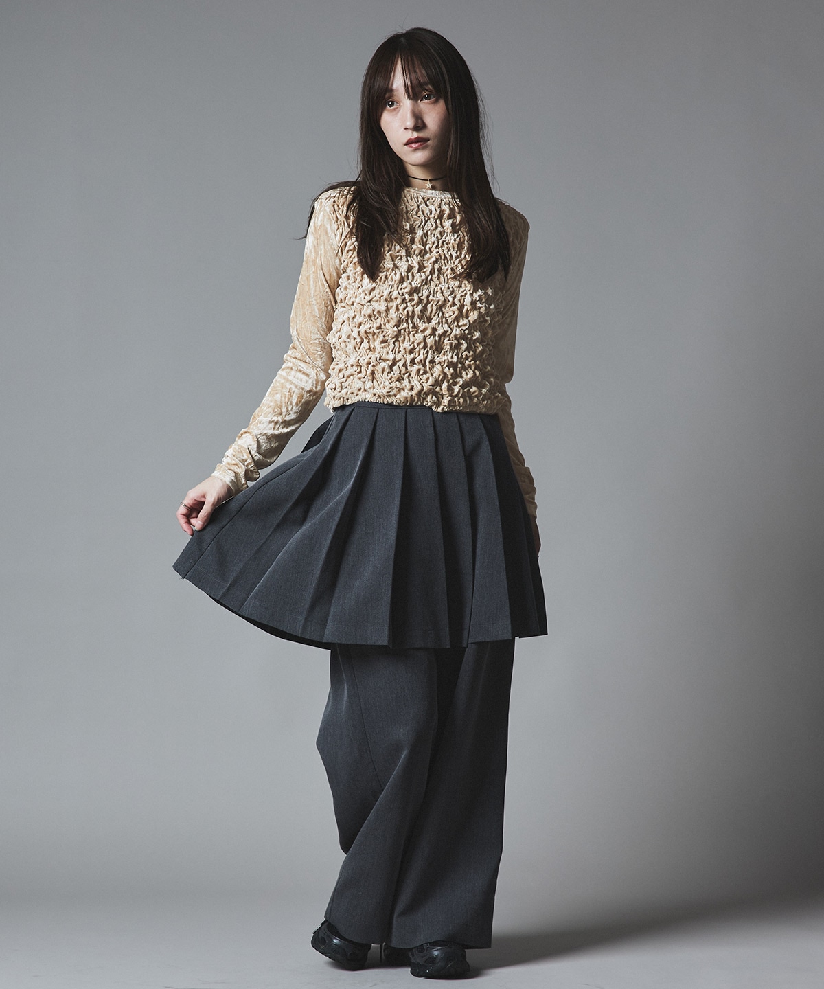 予約販売】クラッシュベロアシャーリングトップス 全5色 | トップス