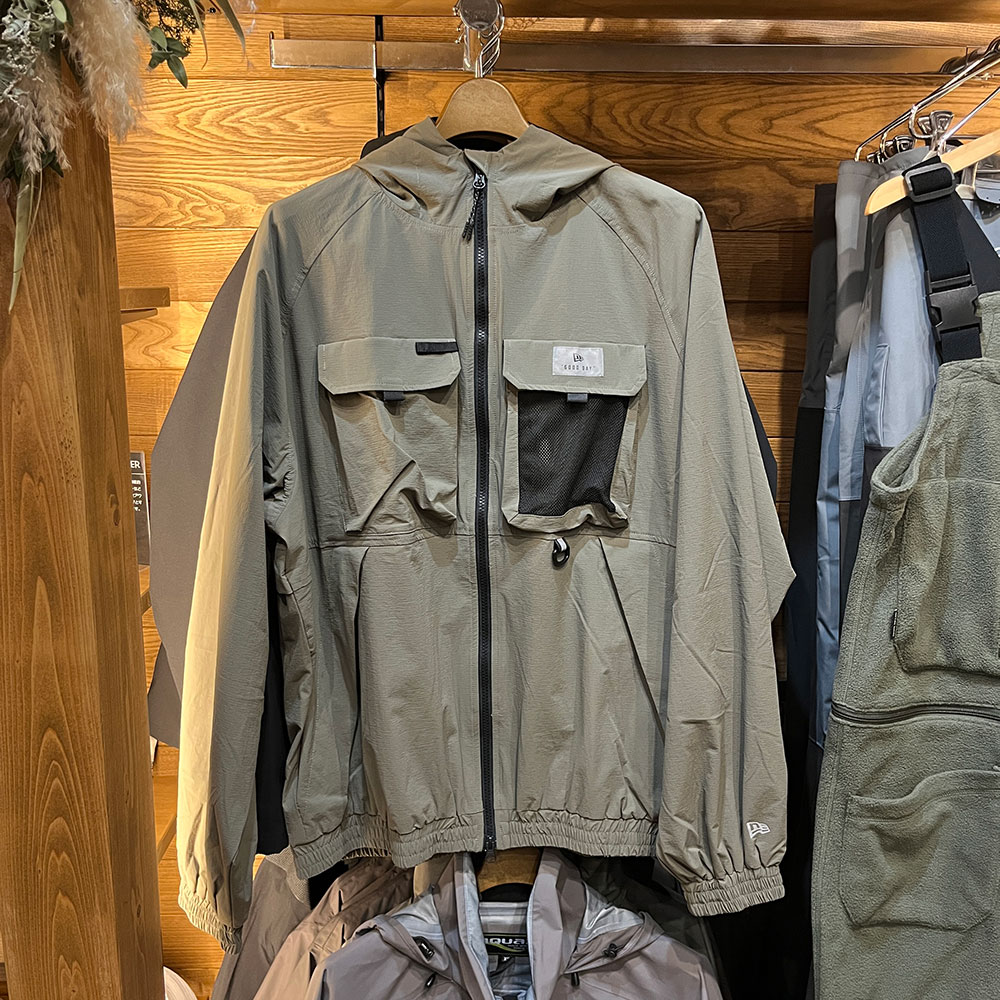 NEW ERA フィールド トラックジャケット Angler Collection オリーブ