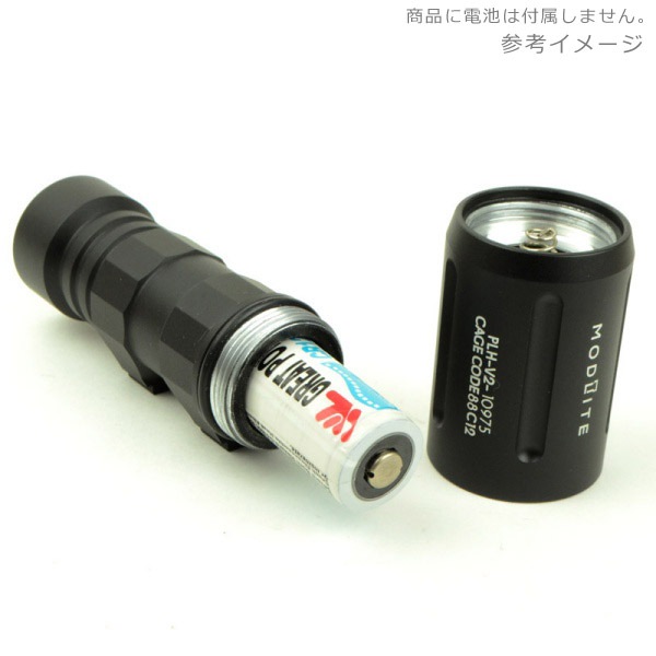 SOTAC MODLITE タイプ PLHV2 ショート フラッシュライト ブラック