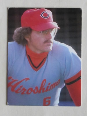 79021 カルビープロ野球カード 1979年 広島 ジム・ライトル 4月34位 並