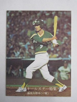 760885 カルビープロ野球カード 1976年 No.885 南海 藤原満