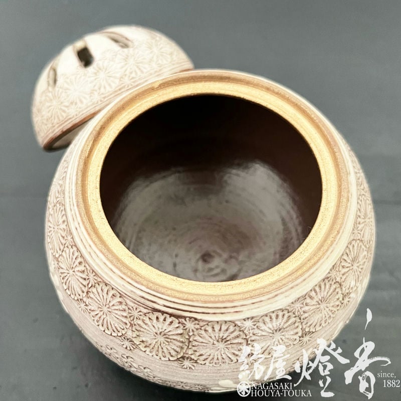 香器『香炉【紫三島香炉(むらさきみしまこうろ)/京焼・清水焼[森里陶楽