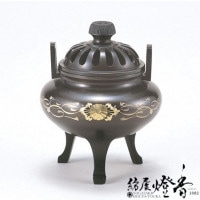 香炉/香器『高岡銅器【カン付鳳凰香炉】銅製[空焚き用]』竹中銅器 | 香