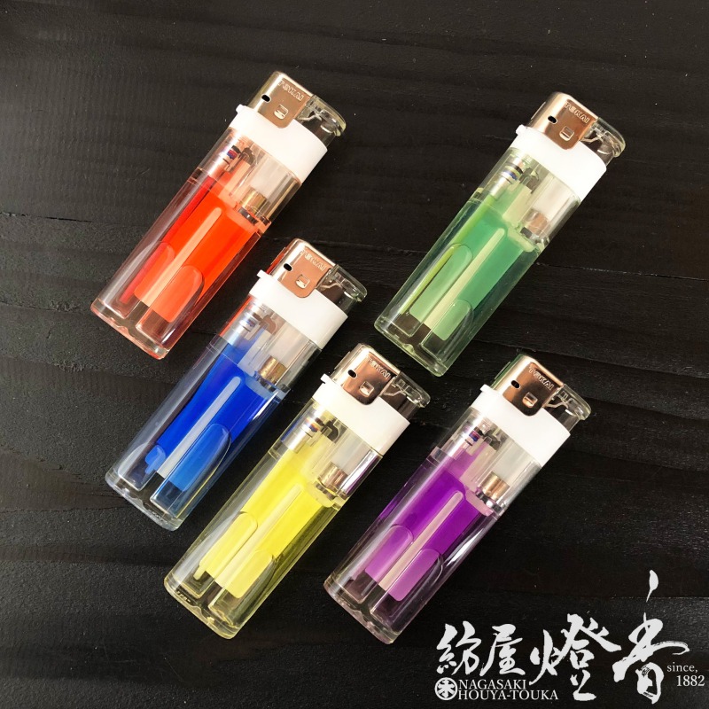 ライター/着火具『CRカラーガス電子ライター[CR-P2]【徳用ケース/20