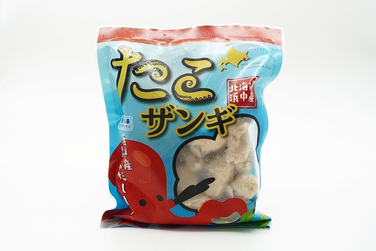 タコざんまい！】タコしゃぶとタコ足ぶつ切りとたこザンギ ｜北海道