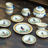 ヴィンテージチェコスロバキア製ブラックガラスボタンW1.8cm gbu-016の