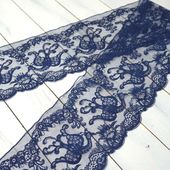 アンティークブリュッセルのアプリカシオンレースW47～50cm gla-1821の