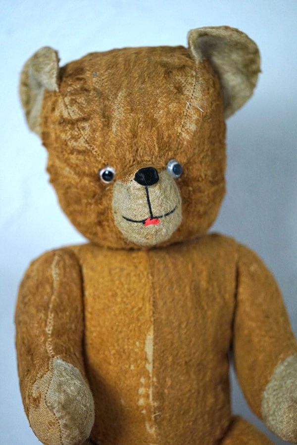 突き出たお鼻が可愛いフランスアンティークベア42cm 1930-40年代頃 gt