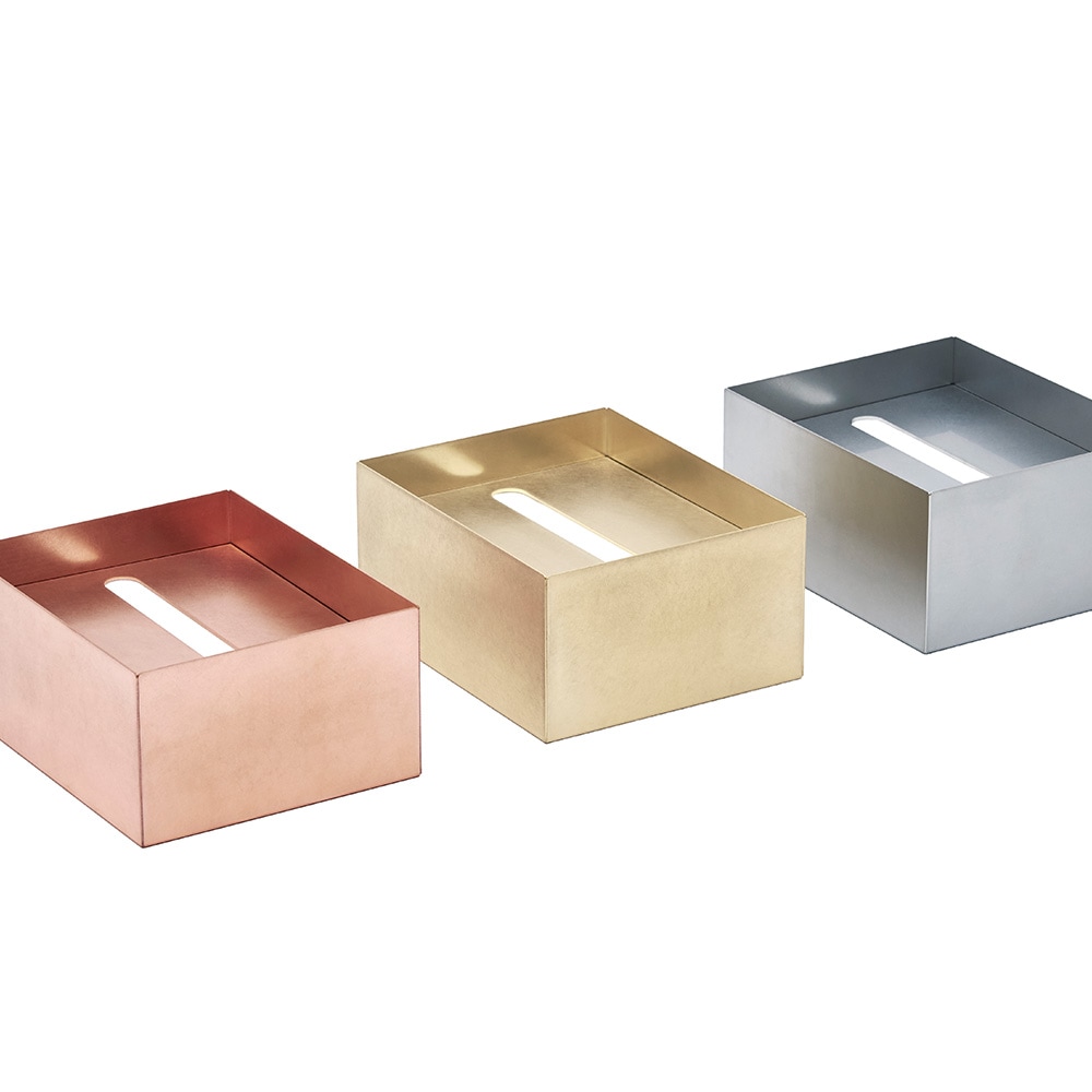 あやせものづくり研究会｜Ori オリ ティッシュケースハーフ ステンレス