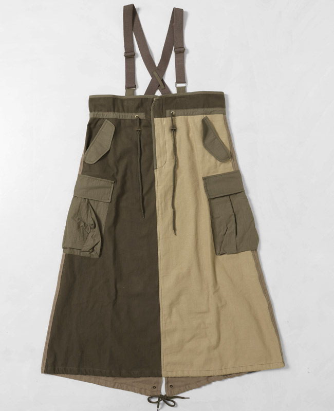 クリフメイヤー[公式] ミリタリーサスペンダースカート LADYS 2425121L