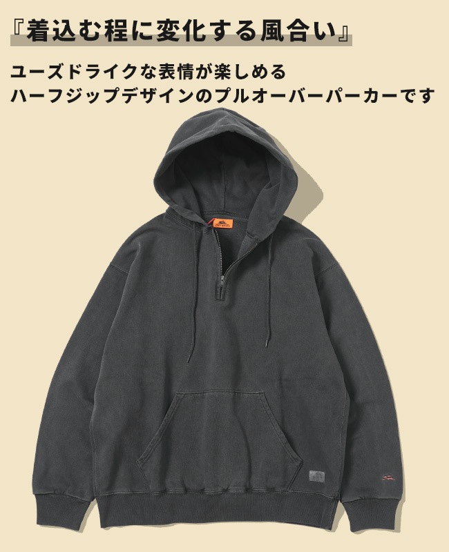 クリフメイヤー[公式] ヘビーウェイトピグメントハーフZIP MENS