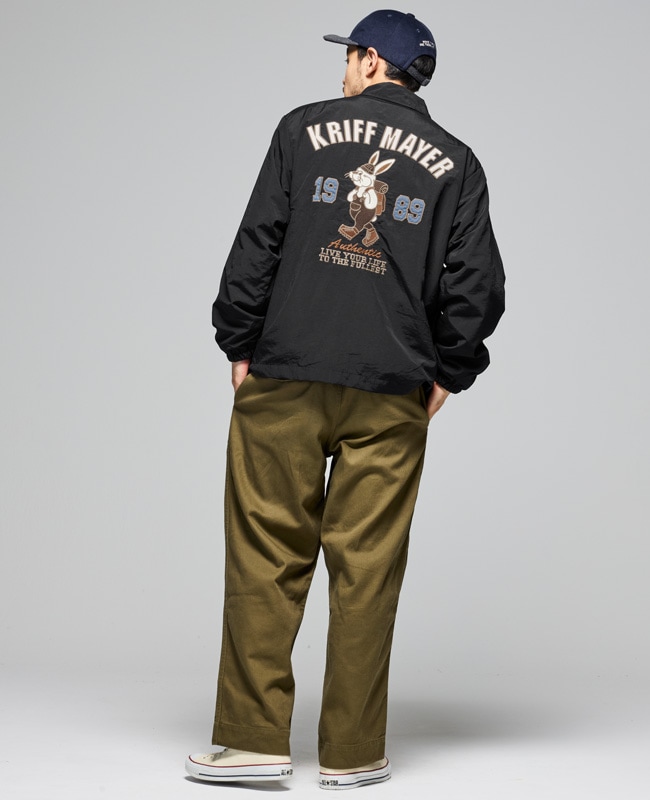 クリフメイヤー[公式] クリフラビット刺繍コーチジャケット MENS