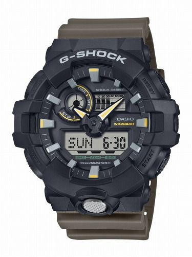 カシオGショック アナデジ腕時計 GA-710TU-1A3JF メンズ Two tone