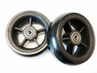 ソフトロールクッションキャスター 5インチ（ブラック） | キャスター