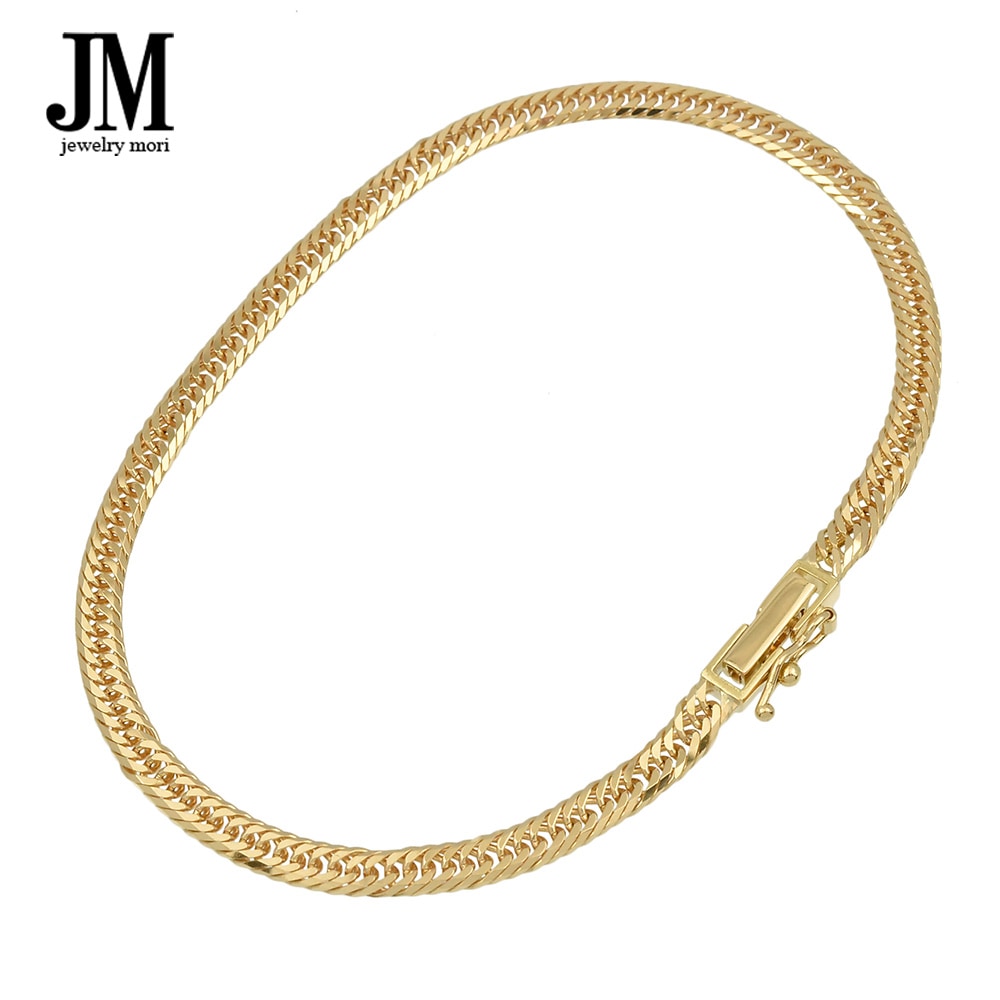 18金 喜平ブレスレット K18 8面カットトリプル 4.6g 16cm 造幣局検定