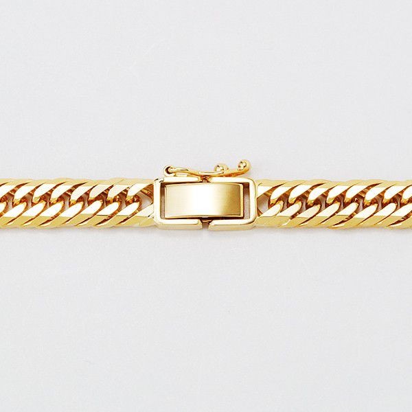 18金 喜平ネックレス K18 8面カットトリプル10g 40cm 造幣局検定マーク