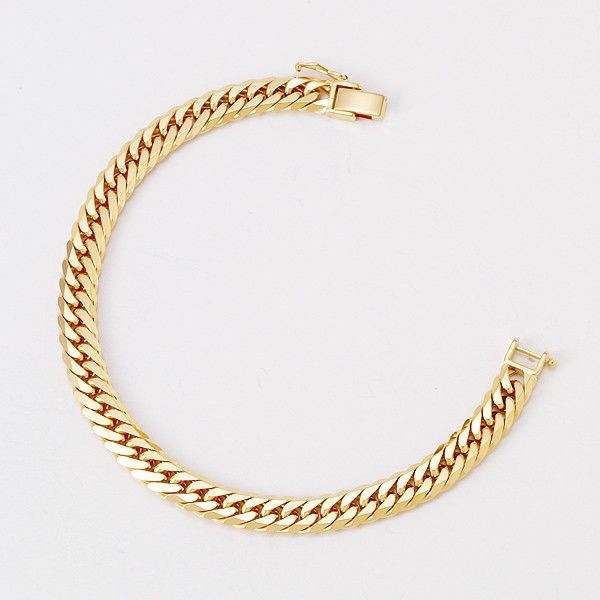 18金 喜平ブレスレット K18 6面カットダブル 30g 18-20cm 造幣局検定