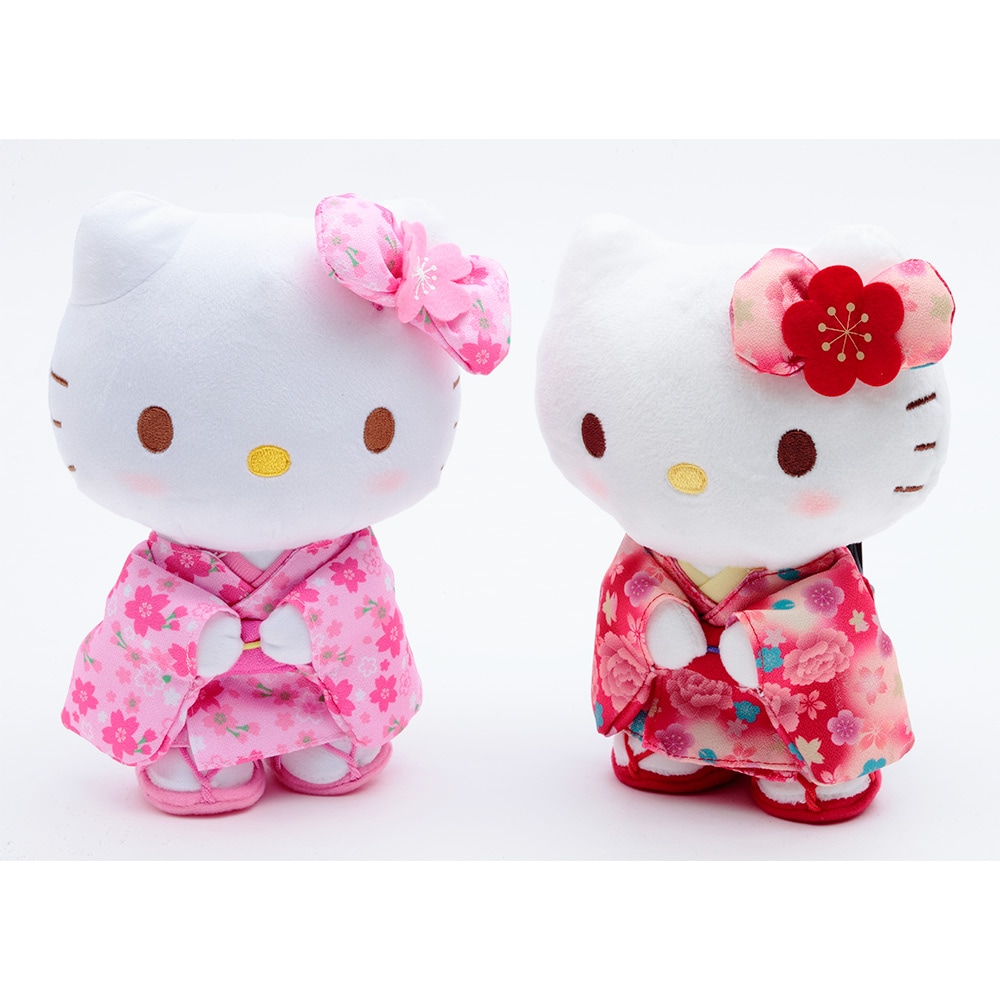 ハローキティ 桜着物 S | ぬいぐるみ | 【公式】 人形の久月