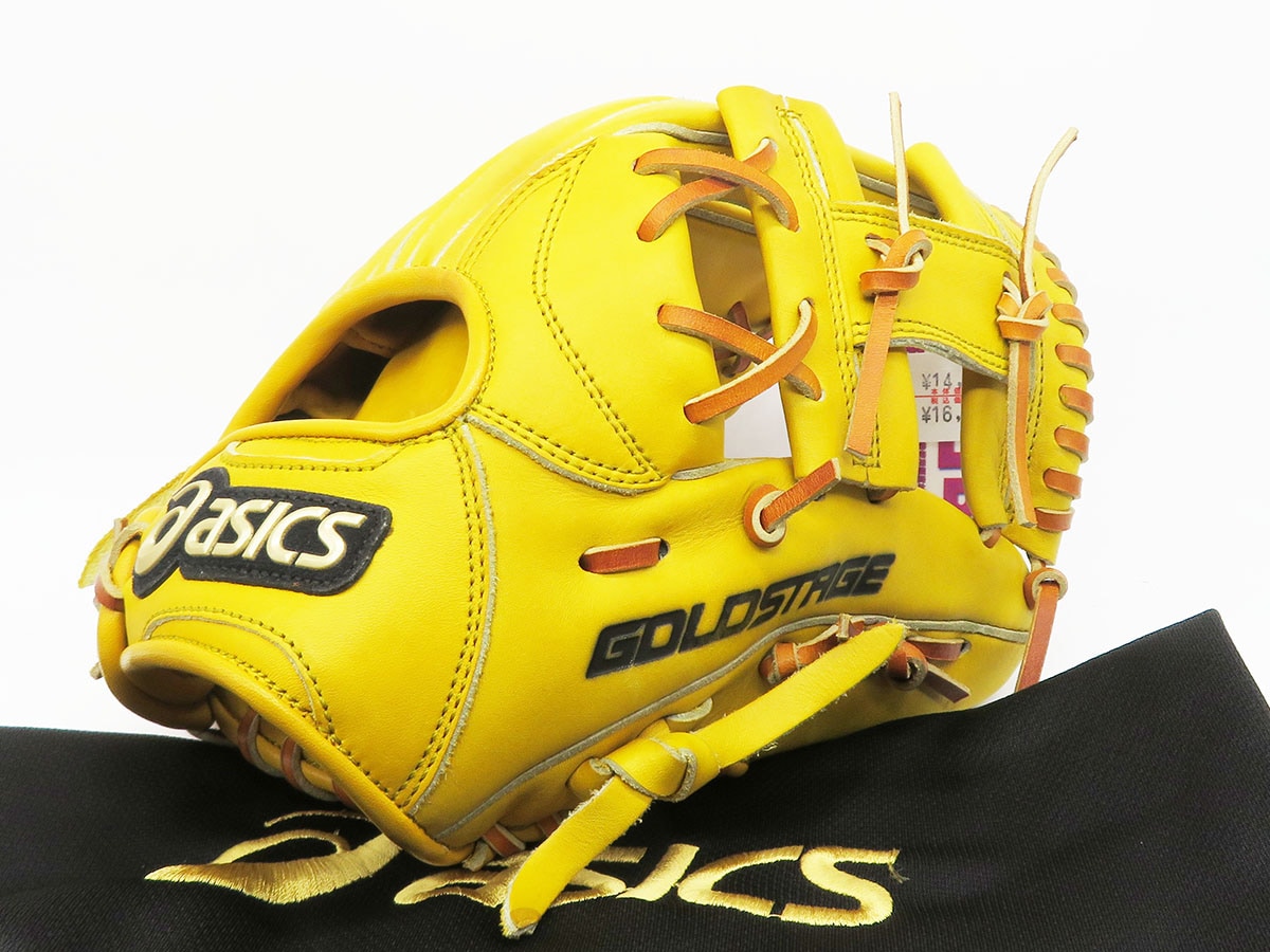 Asics ゴールドステージ 内野手用グラブ 軟式 speed tech QR