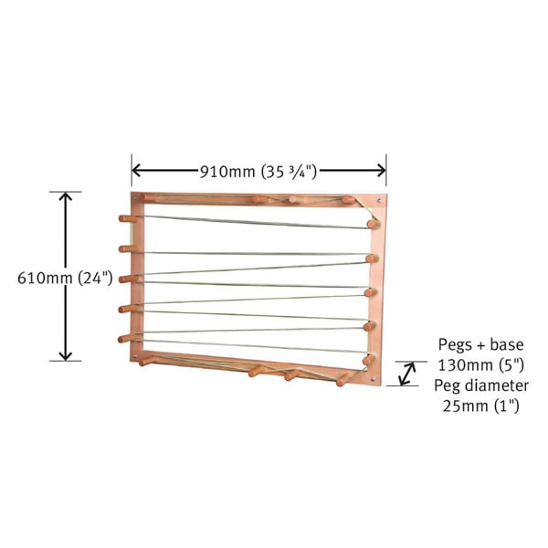 アシュフォード 整経台11m 白木 ＜卓上 手織り機 ashford＞ | メーカー