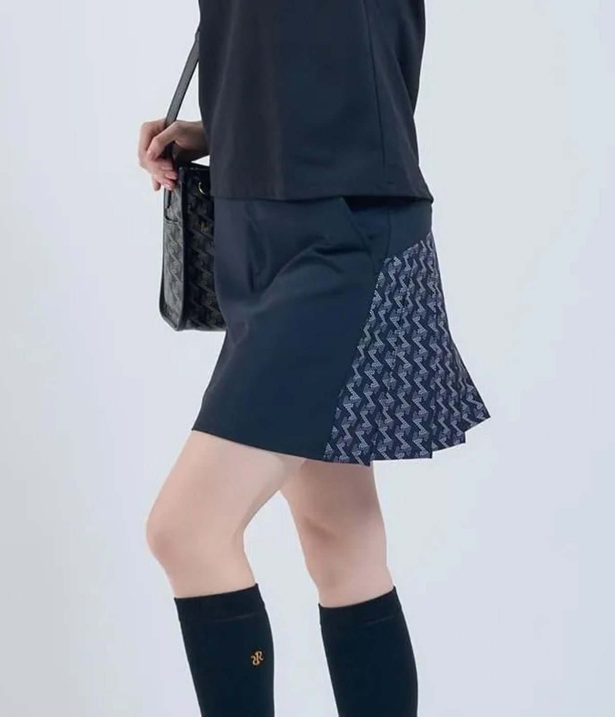 Resurrection / BE12SK30 / ウィメンズ GMプリーツスカート / BLACK