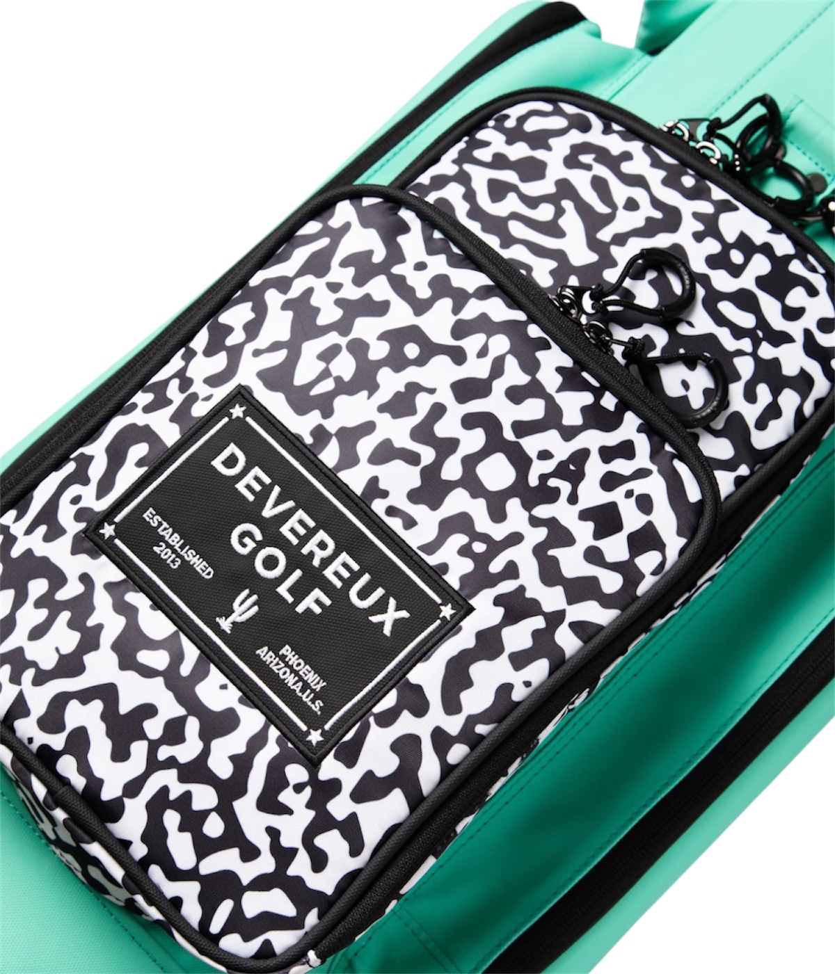 DEVEREUX GOLF / Deep Side Pocket Caddie Bag / 763474846-AQUA
