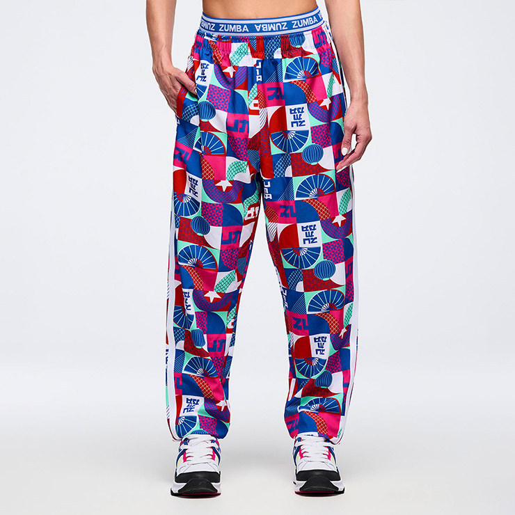 ZUMBA ズンバ 正規品 ウェア レディース パンツ スラウチパンツ 総柄