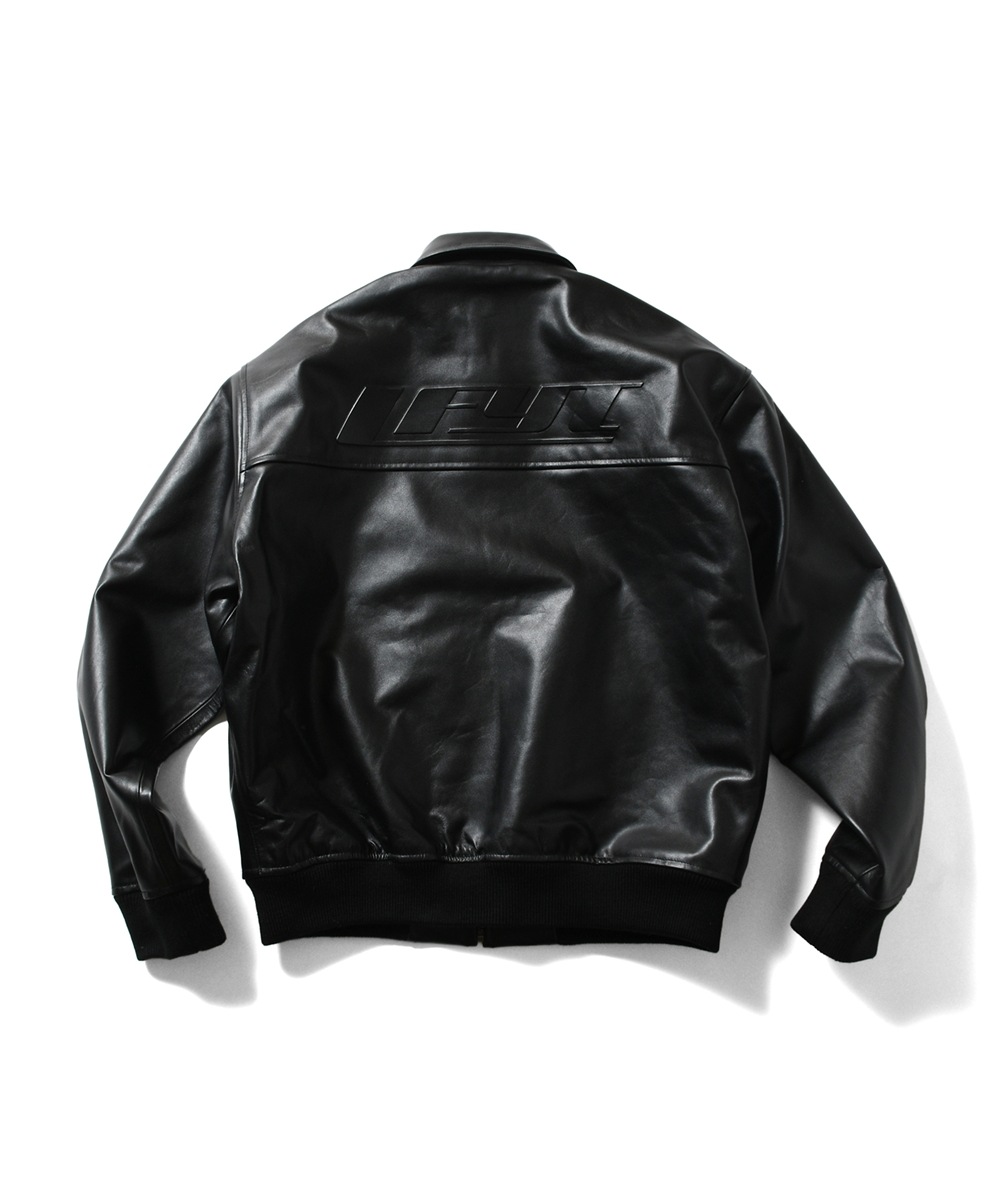 LFYT エルエフワイティー LEATHER EMBOSS JACKET レザージャケット