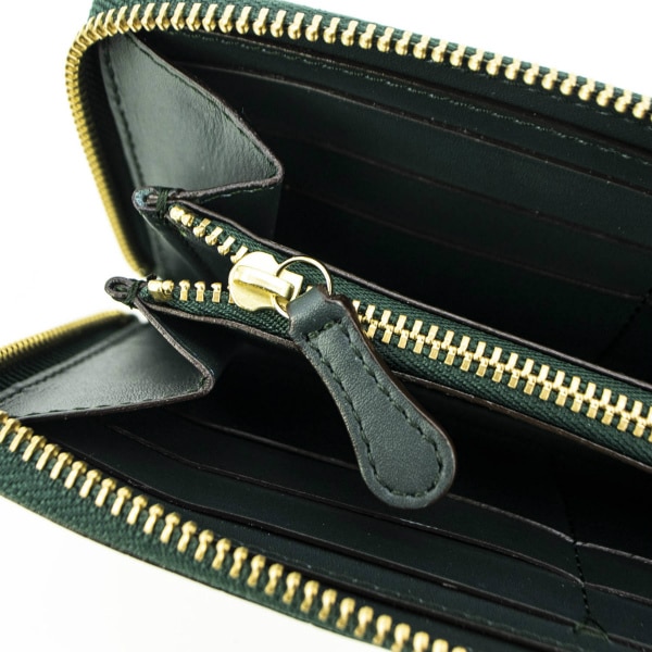 セール】フェリージ 財布 クロコダイル型押し エンボスレザー ラウンド