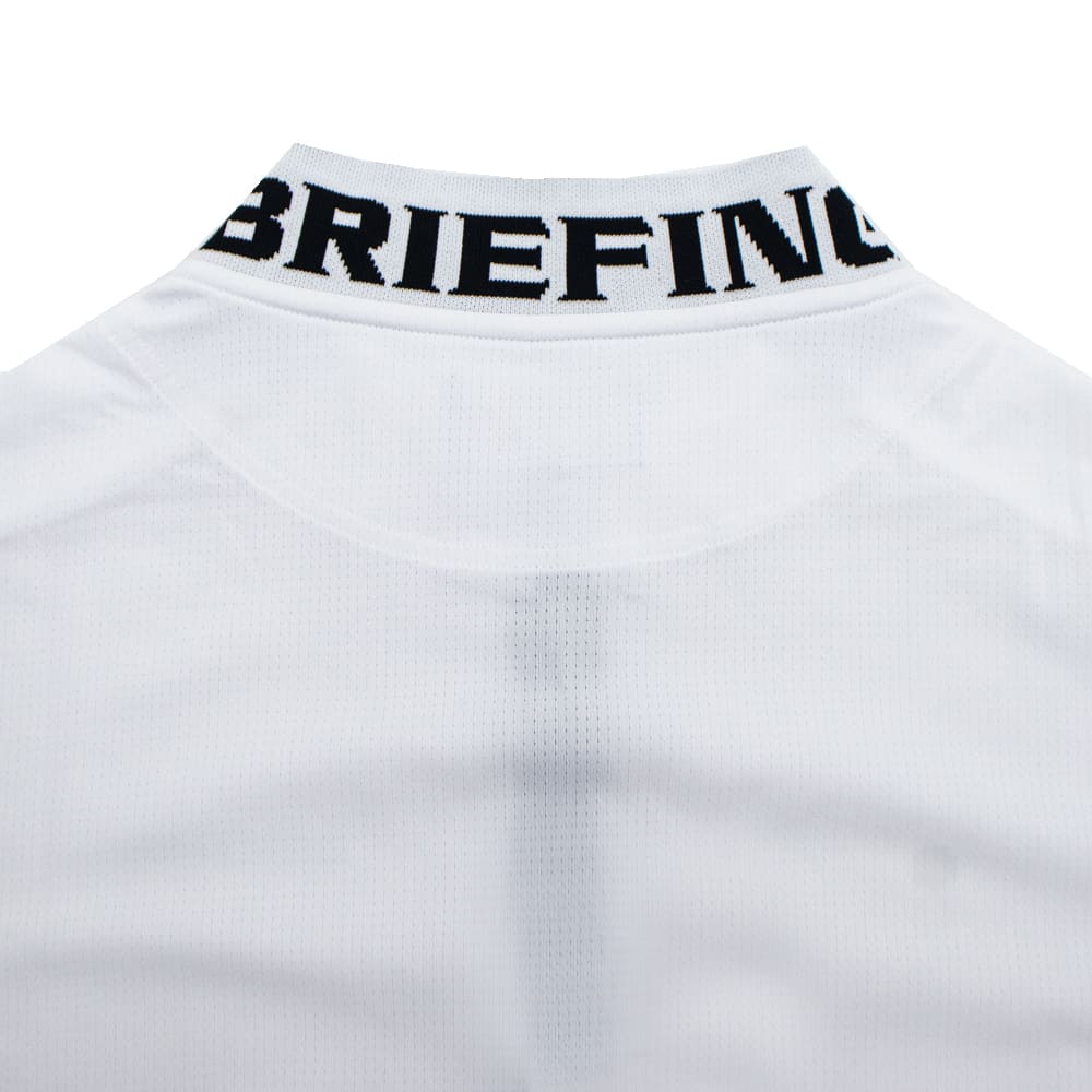 ブリーフィング ゴルフ ウェア メンズ ネックロゴ ハーフジップシャツ