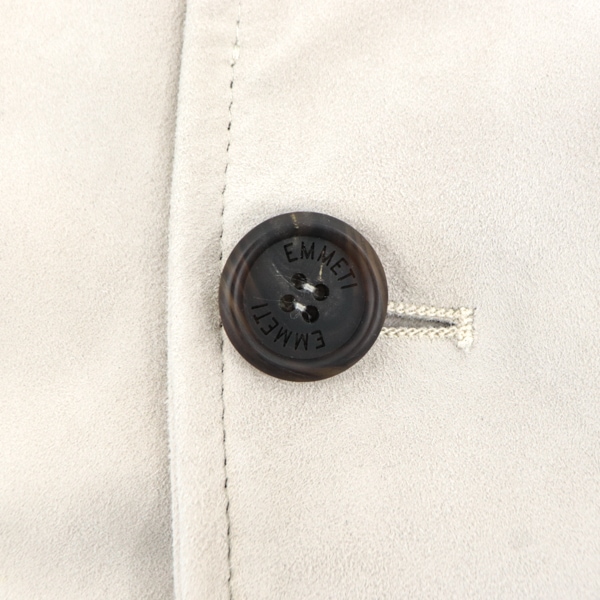 エンメティ コート メンズ ゴートスエード トレンチコート EMMETI