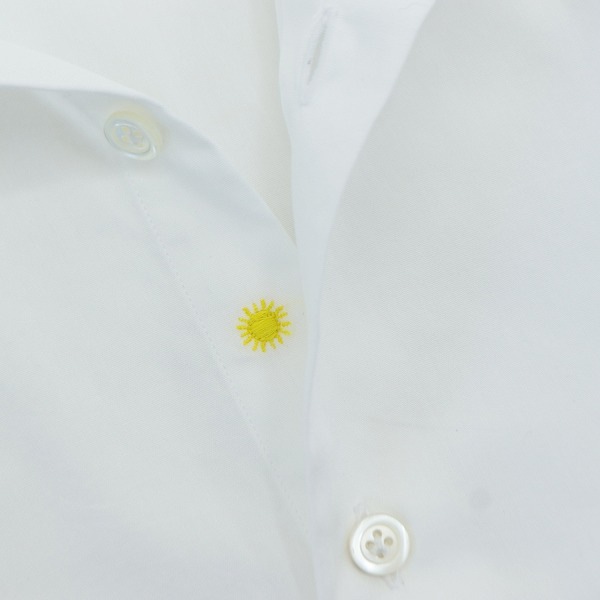 ジャンネット シャツ メンズ カッタウェイ スリムフィット コットン