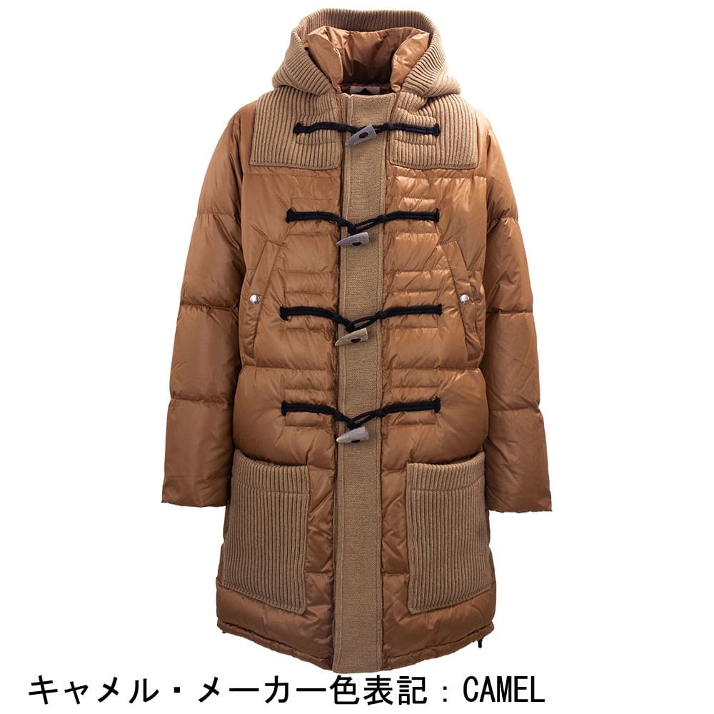 セール】ビービーアール ダウン メンズ ニット切替 ダッフル ロング