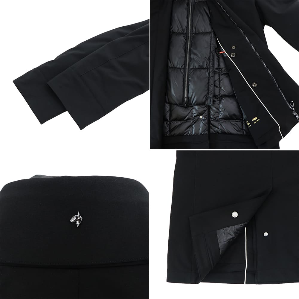 モンテコーレ ダウン メンズ 撥水 ストレッチポリエステル ダブル