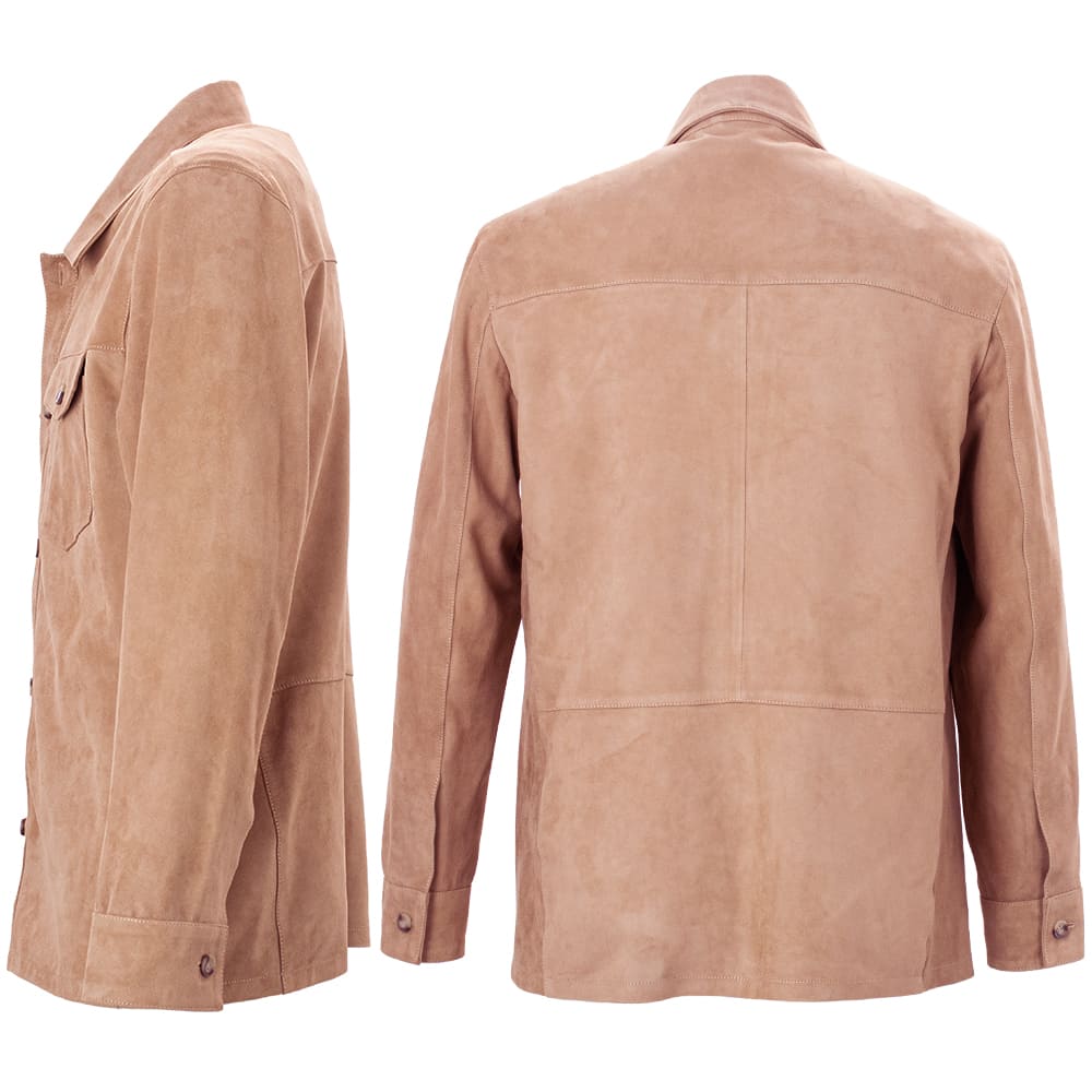 セール】アルマ シャツ メンズ ゴートスエード ウエスタンシャツ