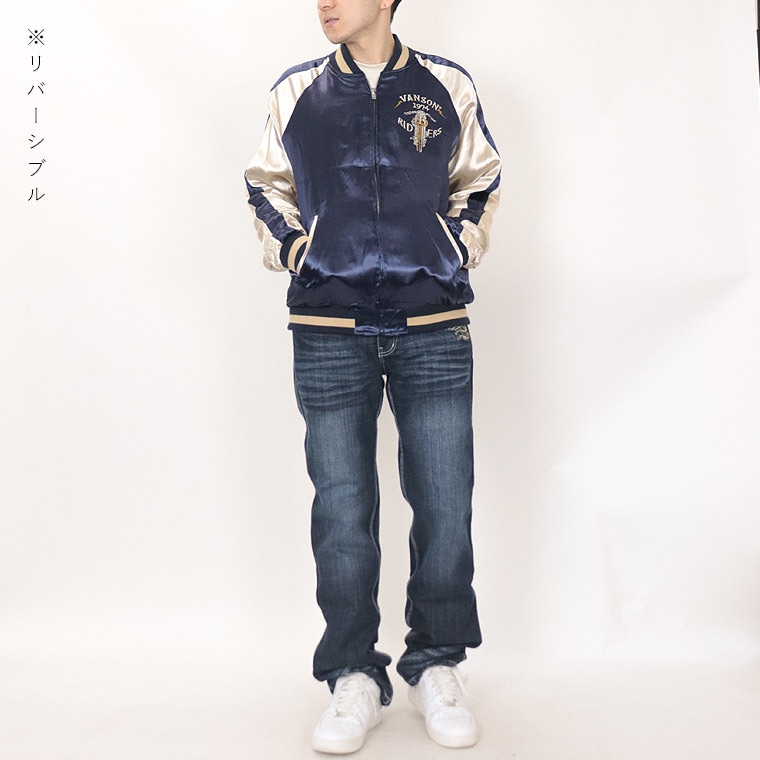 VANSON】リバーシブル刺繍スカジャン | 店舗から探す,5号店,トップス