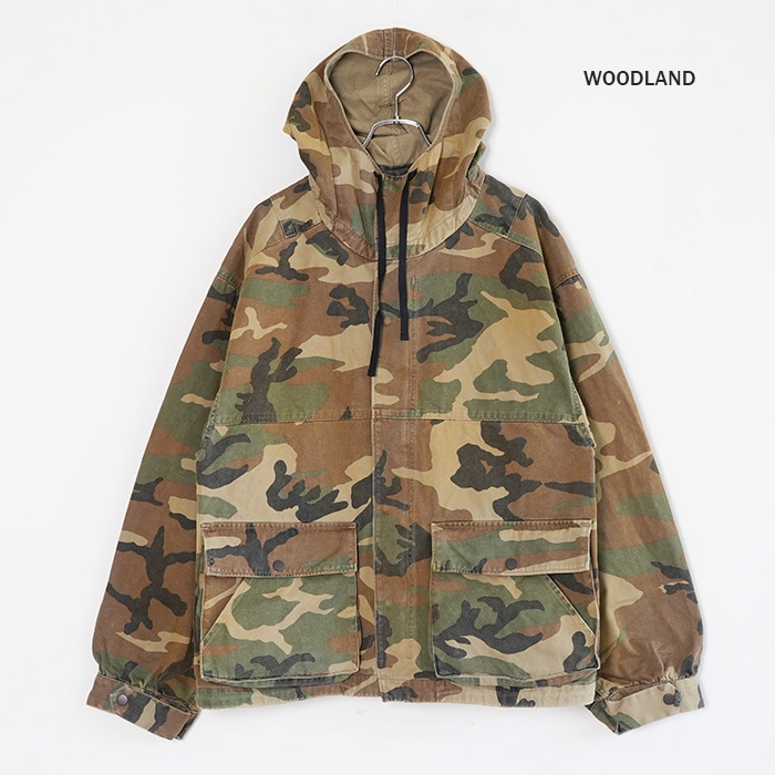 7/12 11:00販売開始】(anc-sh64) / ANCELLM (アンセルム) /CAMO ZIPUP