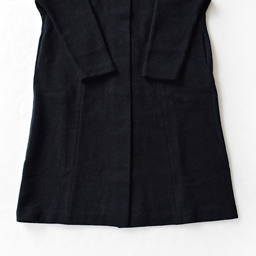 e203k054) / evam eva(エヴァムエヴァ) / press wool long coat(プレス