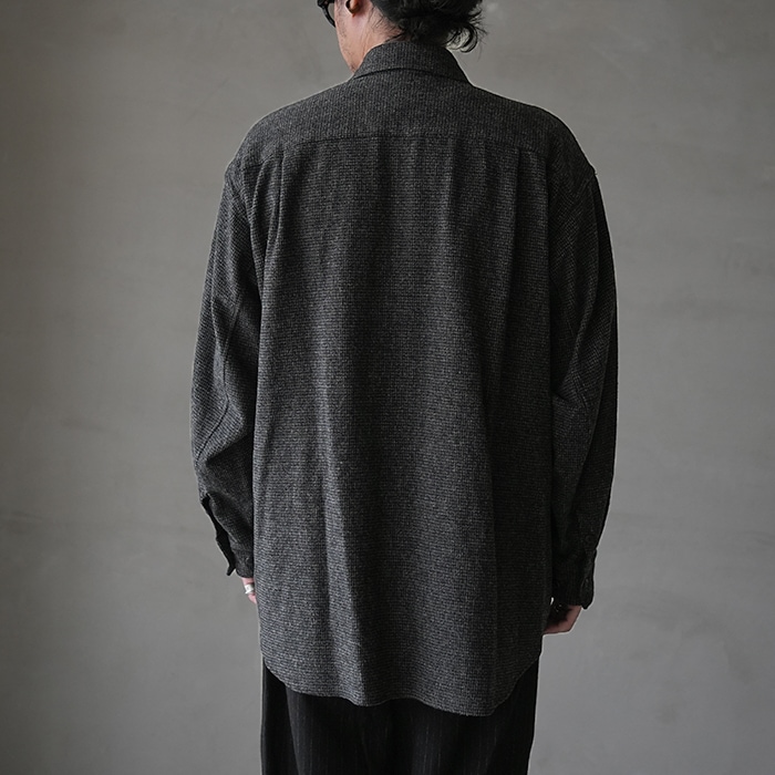 20%OFF】(ys-25aw-12) YOKOSAKAMOTO(ヨーコサカモト) /SHIRT JACKET
