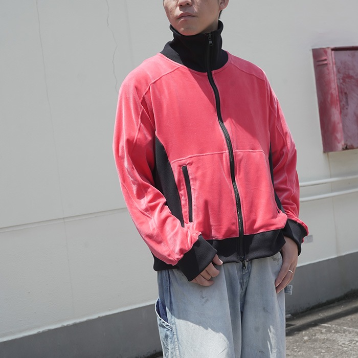 □(anc-ct70) / ANCELLM (アンセルム) / VELOUR SWITCHING JACKET
