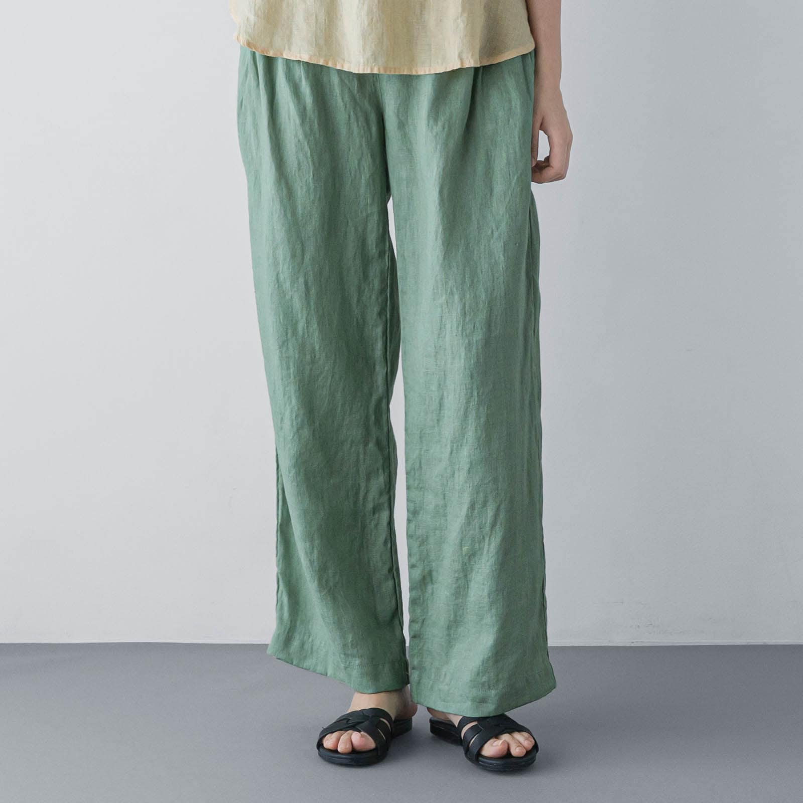 3H ロングパンツ _ ジェイドグリーン