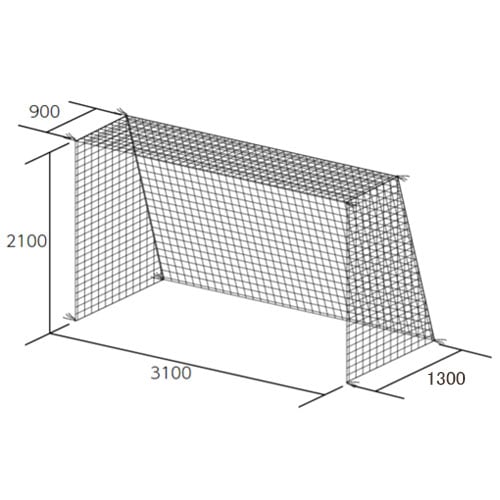 フットサル・ハンドゴール兼用ネット キャッチネット付 日本