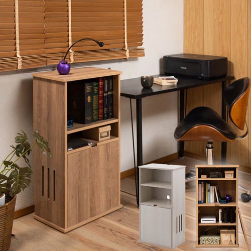 電話台 幅45cm 薄型 木製 FAX台 fy-0069-0070（商品番号：15-fy-0069